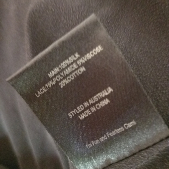 Alannah Hill Vintage I am Fun & Fearless Camisole in size XS - Picture 8 of 9